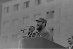 Fidel Castro speaks at the Antofagasta Hotel, Antofagasta, Chile 15