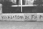 Graffiti Viva la toma de FCA