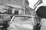 Fidel Castro and Salvador Allende motorcade, Santiago, Chile 1