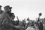 Fidel Castro and Salvador Allende motorcade, Santiago, Chile 2