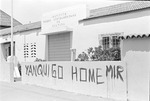 Graffiti "Yanqui go home, MIR"