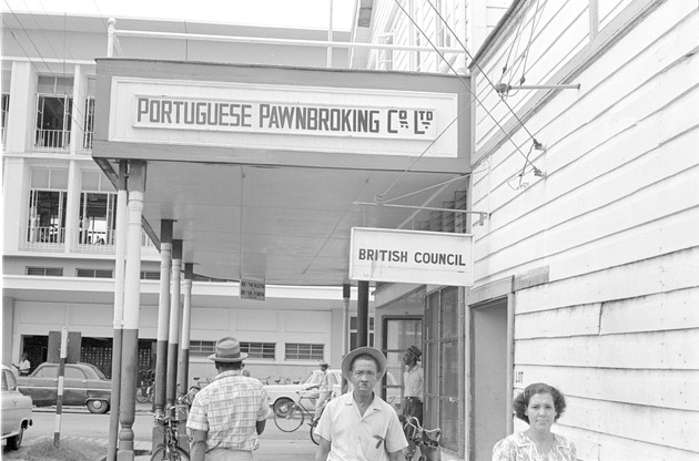 Portuguese Pawnbroking Co. Ltd. And the British Council, Georgetown, Guyana.