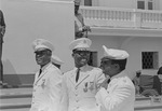 Three Hatian army officers, National Palace, Port-au-Prince