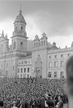Crowds gather at Plaza Bolivar for Raul Leoni and Eduardo Frei, Bogota, Colombia 6