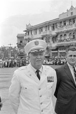 [1968-10-01] General Bolivar Vallarino, Commander in Chief of the National Guard, Dr. Arnulfo Arias President of Panama inauguration parade 4