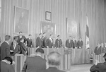 [1968-10-01] Don Raúl Arango Navarro, Lieutenant Luis Carlos Díaz Duque, President Arnulfo Arias, President of Panama inauguration