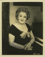 Mana-Zucca seated at a piano autographed photograph
