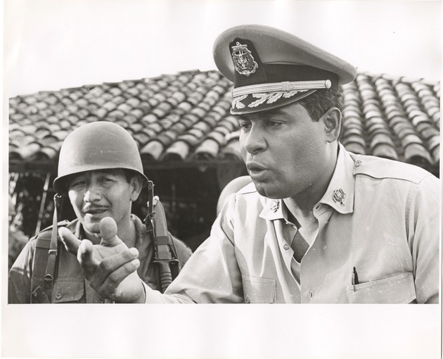 Dominican Republic Colonel Olgo Santana on El Salvador-Honduras border 4 - 
