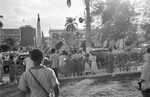 People demonstrating, Panama Canal Zone Dispute 8