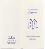 [1960/1980] Let's talk about divorce