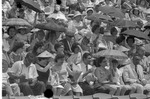 [1960-06-17] Crowd in the stands at Downing Stadium, San Juan Fiesta