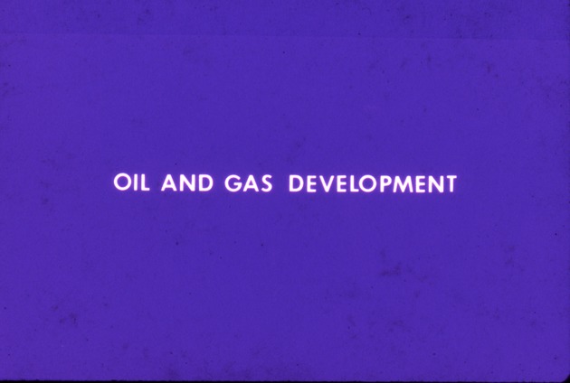 Turner River studies: oil and gas development