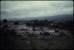 View of the devastation by mudslide after the eruption of Nevado del Ruiz volcano, Armero, Colombia