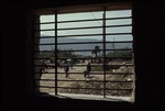 View from a window of construction work