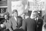Jaqueline Kennedy and John F. Kennedy campaigning in New York