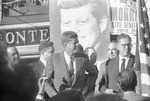 John F. Kennedy campaigning in New York