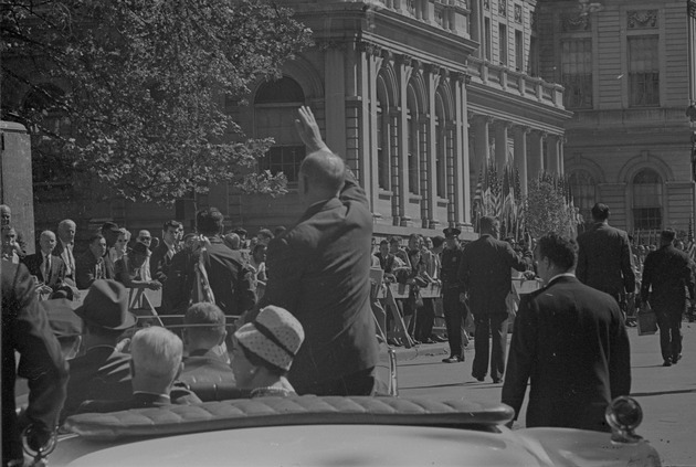 Manuel Prado Ugarteche, President of Peru, New York City ticker tape parade