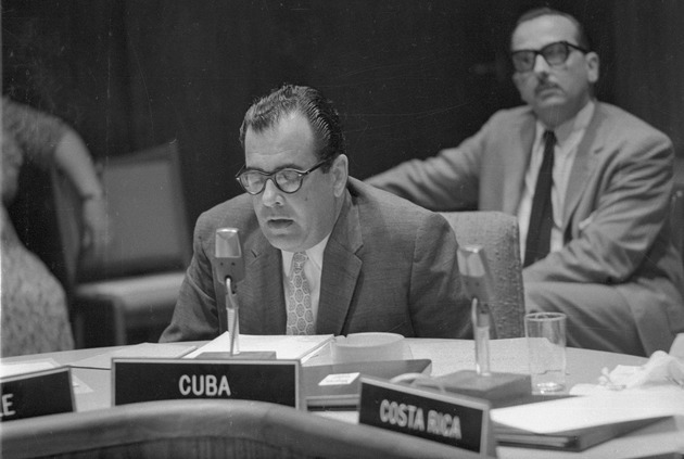 Cuba's ambassador to the Organization of American States, Carlos Lechuga