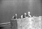 United Nations President Frederick Boland during President Kwame Nkrumah address to the United Nations General Assembly