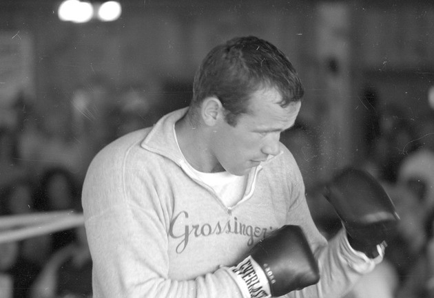 Heavyweight boxer Ingemar Johansson