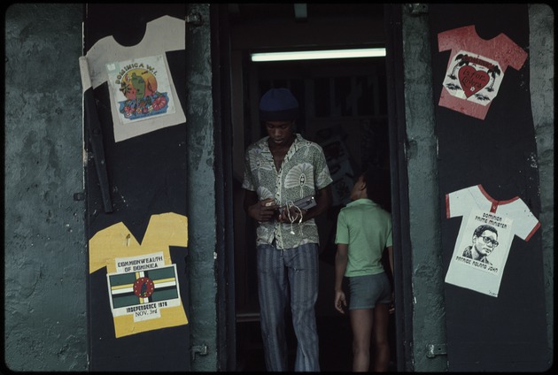 T-shirt shop, Dominica