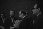 Cuban Foreign Minister, Raúl Roa García at a United Nations Security Council meeting