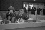 China delegate at United Nations Security Council meeting