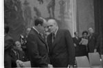 [1960/1965] Cuban Foreign Minister, Raúl Roa García and Omar Loutfi at a United Nations Security Council meeting