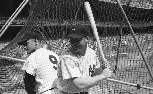 New York Yankees Roger Maris and Mickey Mantle