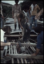 [1985-11] View of the devastation by mudslide after the eruption of Nevado del Ruiz volcano, Armero, Colombia