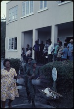 [28927] New Jewel Movement supporters and National Liberation Army gathered at Radio Grenada