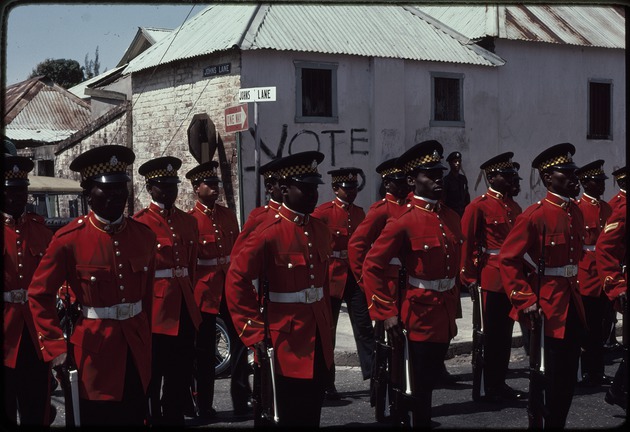 Jamaica Defense Force on Duke Street
