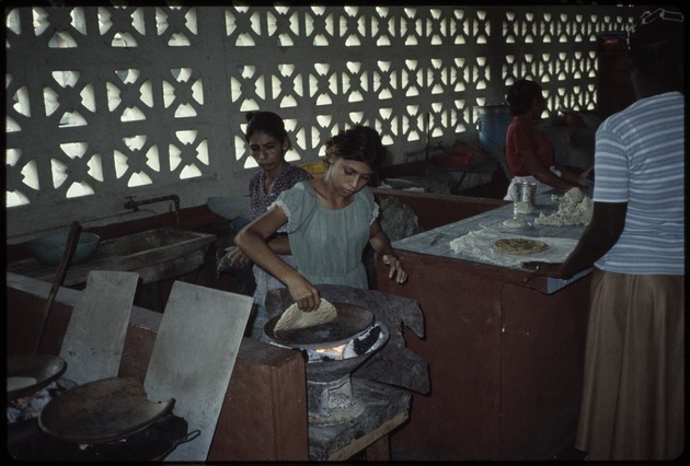 Women preparing food