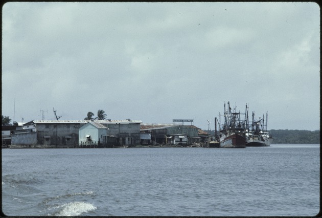 Fishing vessels docked at Mescanica SA