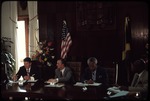 United State President Ronald Reagan and Jamaican Prime Minister Edward Seaga