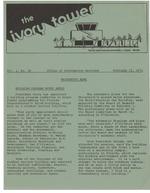 The Ivory Tower, Vol. 1, No. 16