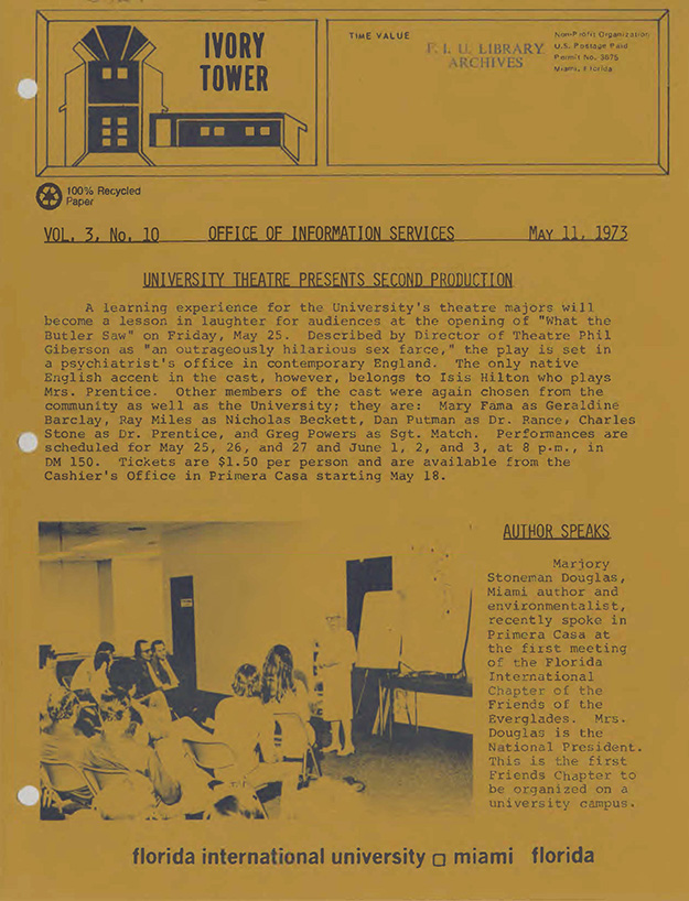 [1973-05-11] Ivory Tower, Vol. 3, No. 10