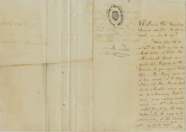 Carta de Pedro Esteban a Julián Peláez del Pozo, Enero 23 de1856. - 