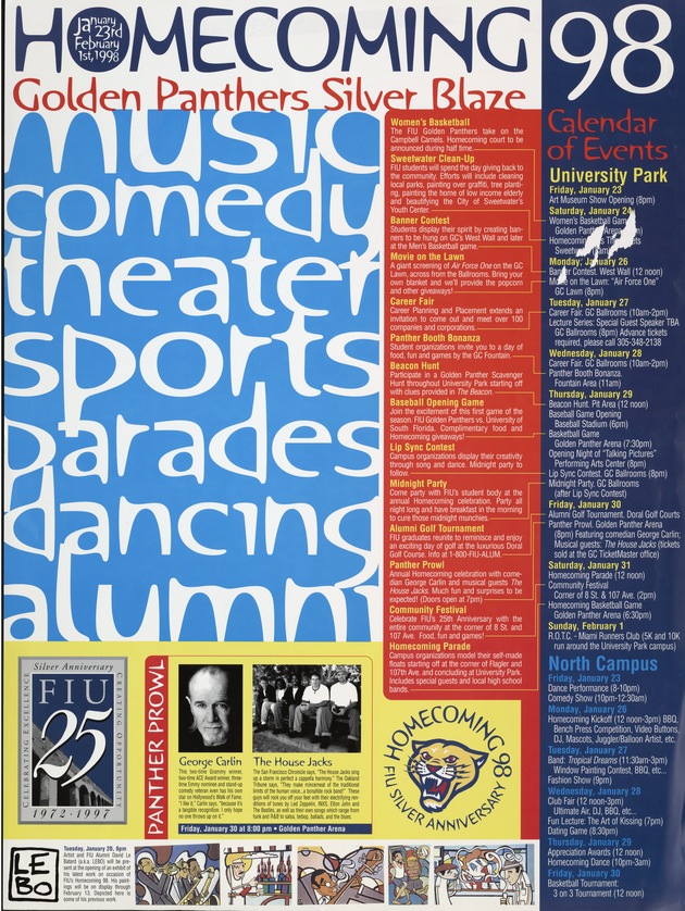 Homecoming Golden Panthers Silver Blaze 1998