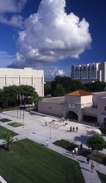Ernest R. Graham University Center south entrance Florida International University aerial view