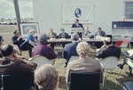 [1970-12] President Perry presenting to the Senate Subcommittee on Universities and Community Colleges at the Tamiami Campus of Florida International University