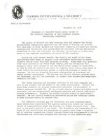 Statement of President Harold Bryan Crosby to the Steering Committee of the Southeast Florida Educational Consortium