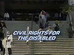 Civil rights for the disabled
