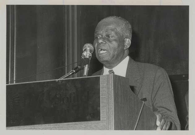 John Henrik Clarke, Conference on Negritude, Ethnicity and Afro Cultures in the Americas - Recto