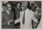 Léopold Sédar Senghor and Aimé Césaire (L-R), Conference on Negritude, Ethnicity and Afro Cultures in the Americas