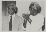 [1987/02] Aimé Césaire and Carlos Moore (L-R), Conference on Negritude, Ethnicity and Afro Cultures in the Americas