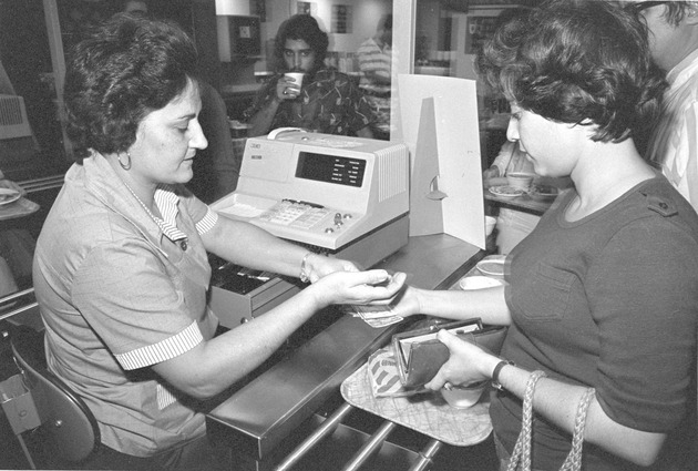 Cafeteria cash register, University House, Florida International University