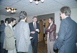 [1973-01-23] US Senator Gary Hart speaking with faculty at Florida International University