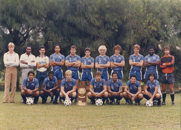 1984 NCAA Champions Florida International University Sunblazer's soccer team - FIUA005915_1984_FIUMensSoccer_NCAA_001