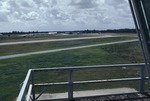 View of runway from airport control tower, Tamiami Campus